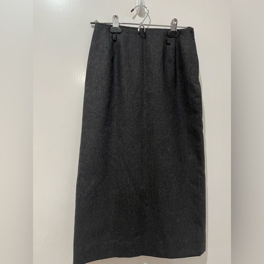 Vintage Margaret Howell white label wool skirt Size I